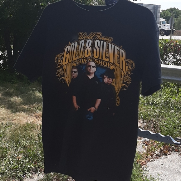 gold and silver pawn shop t shirt